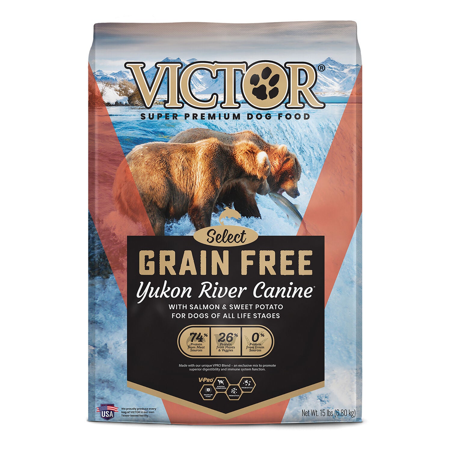 Victor Grain-Free Yukon River Canine Dry Dog Food, 30-Lb