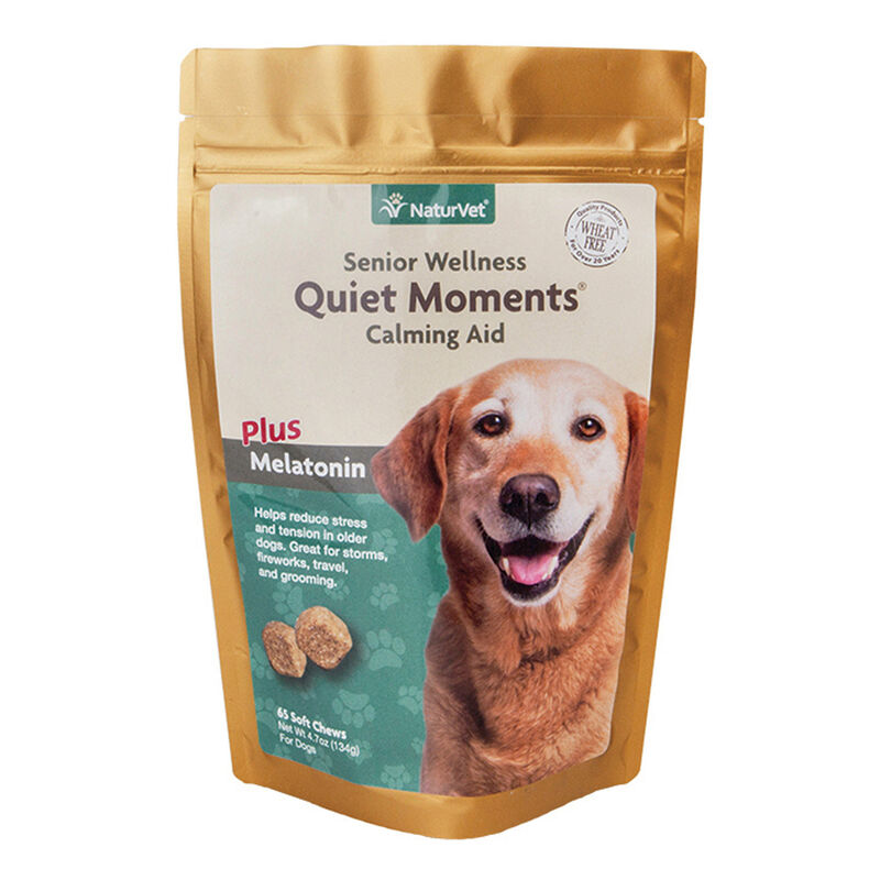 Senior Wellness Quiet Moments Calming Aid Plus Melatonin Soft Chews image number 1