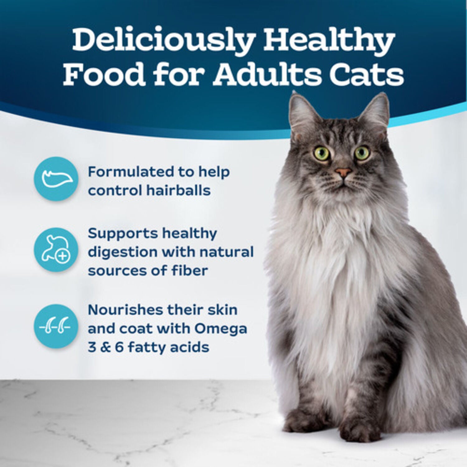 Blue Buffalo Tastefuls Weight & Hairball Control Adult Indoor Dry Cat Food, Chicken Flavor, 7-Lb Bag