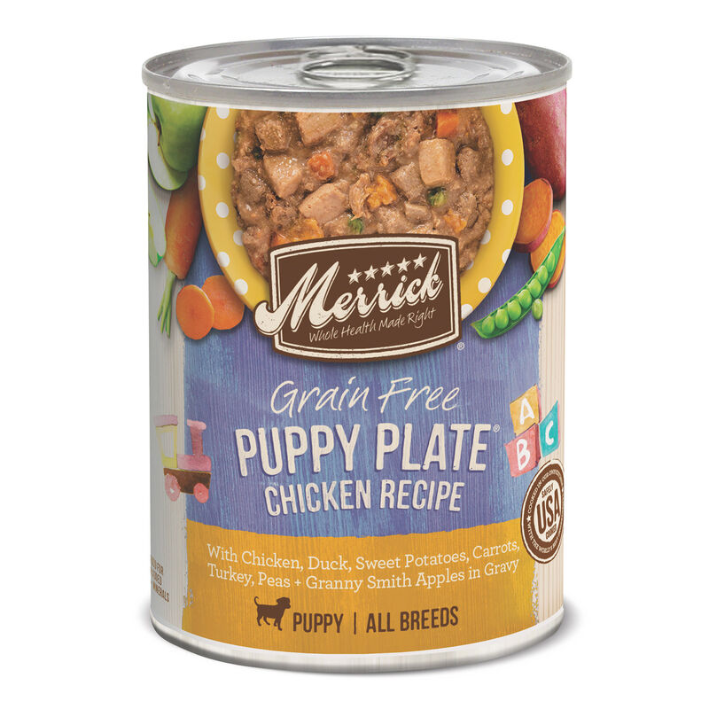 Grain Free Puppy Plate Chicken Recipe Dog Food image number 1