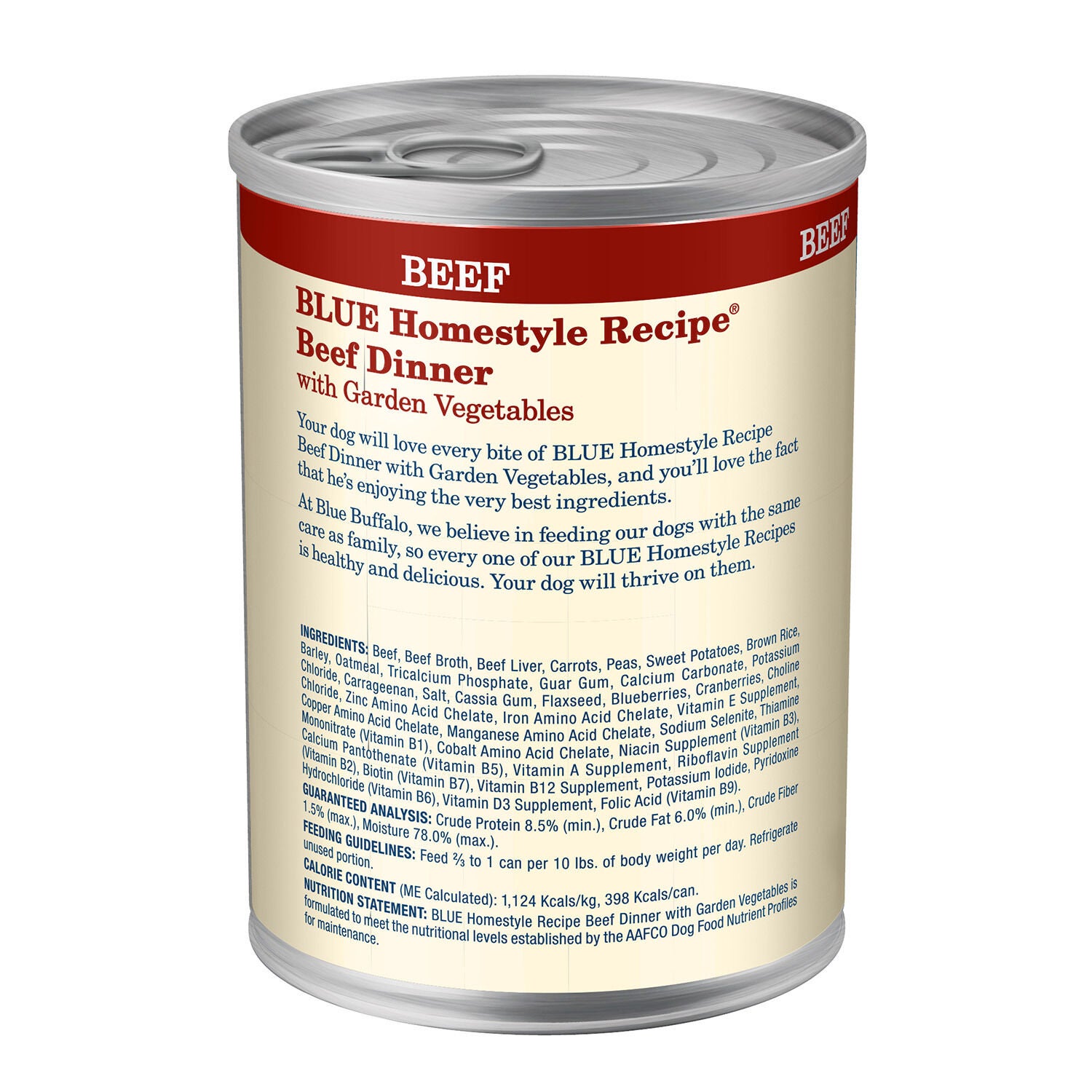 Blue Buffalo Homestyle Recipe Beef Dinner With Garden Vegetables Dog Food