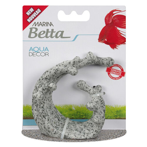Betta Aqua Decor Ornament Granite Wave Aquarium Ornament