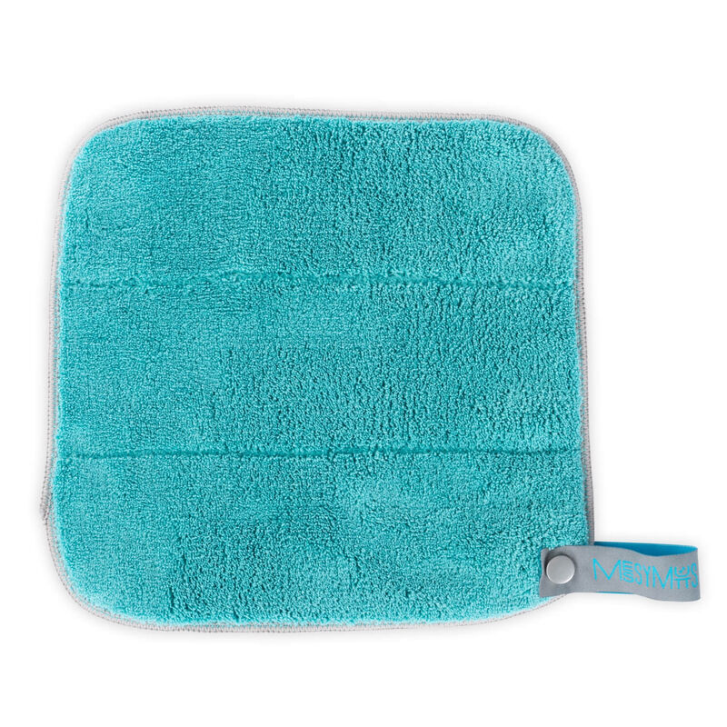 Messy Mutts Microfiber Dual Sided Emergency Mini Pet Towel With Clip - Assorted Colors