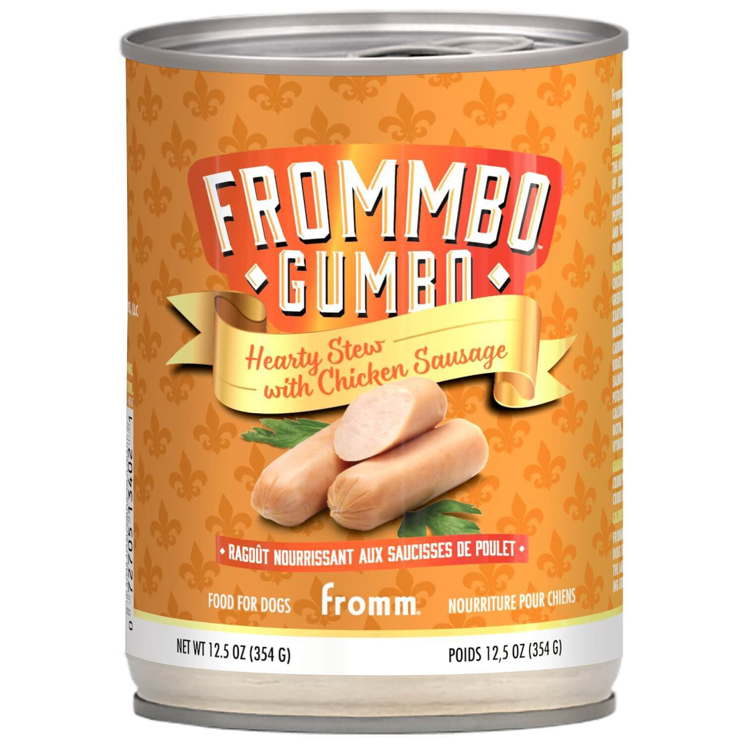 Fromm Bo Gumbo Hearty Stew With Chicken Sausage Food For Dogs 12.5 Oz