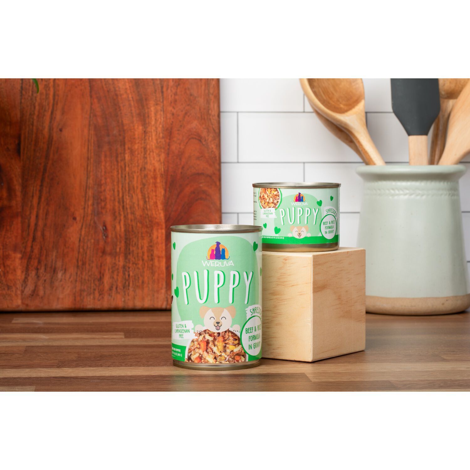 Weruva Puppy Beef & Rice In Gravy Wet Dog Food, 6-Oz