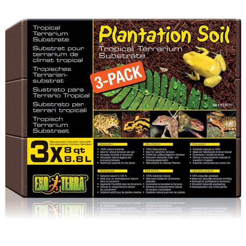 Plantation Soil 3 Pack Substrate For Reptiles