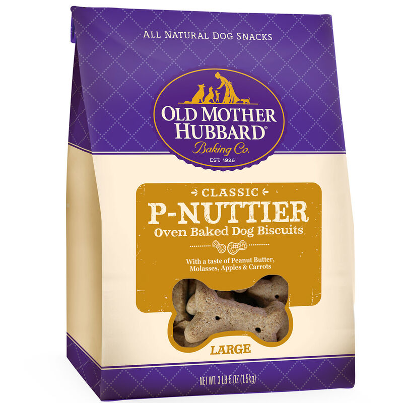 Classic P Nuttier Biscuits Large Dog Treat image number 1