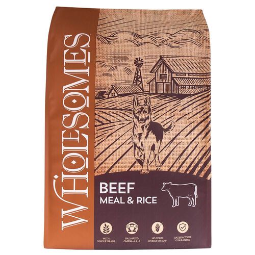 $7 Off Wholesomes Dog Food | 40 lb. bags