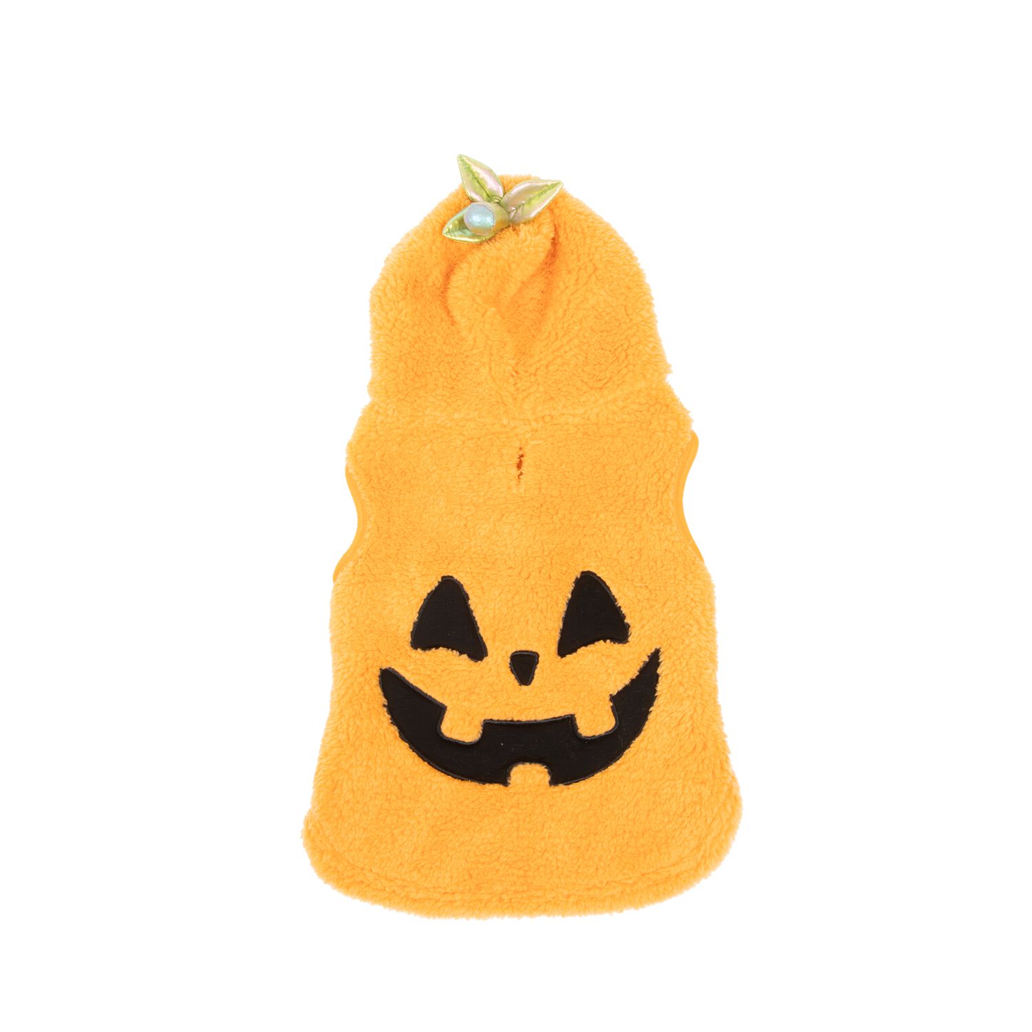 Aristopet Jack-O-Lantern Pumpkin Halloween Hoodie Dog Costume, Orange, Small