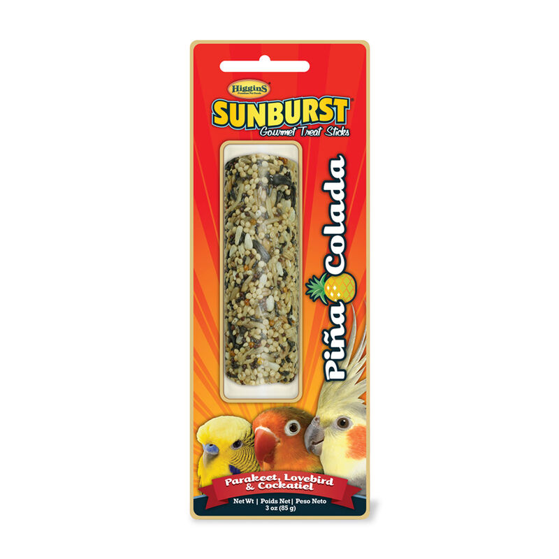 Sunburst Stick Pina Colada - Parakeet/Lovebird/Cockatiel Bird Treat image number 1