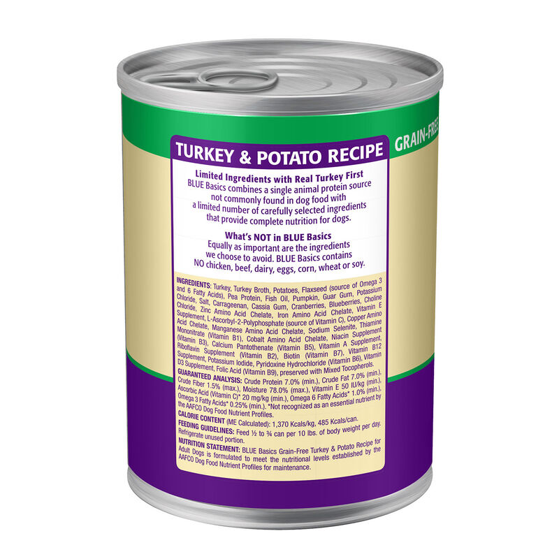 Basics Limited Ingredient Grain Free Turkey & Potato Recipe Dog Food image number 2