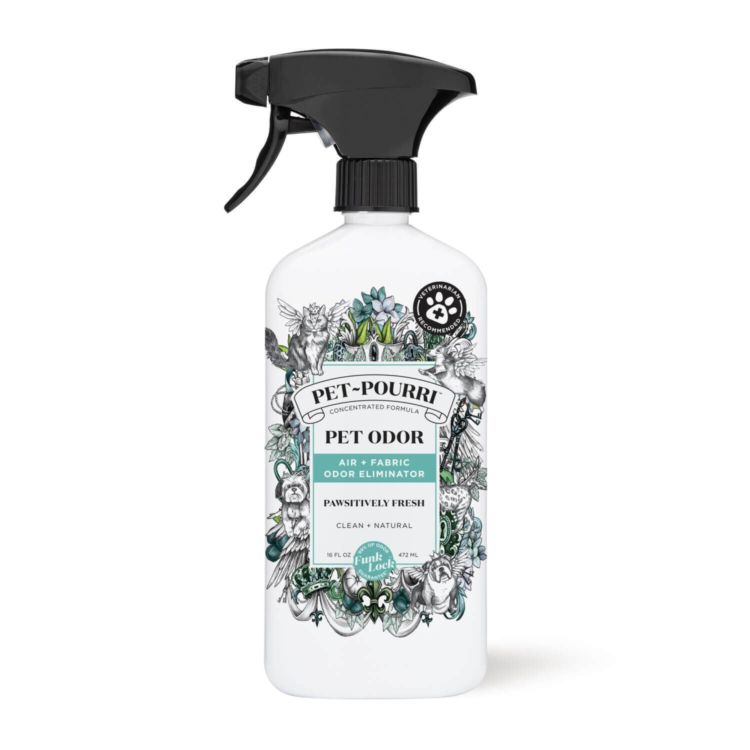 Pet-Pourri Pawsitively Fresh Odor Eliminator Air & Fabric Spray, 16-Oz Bottle