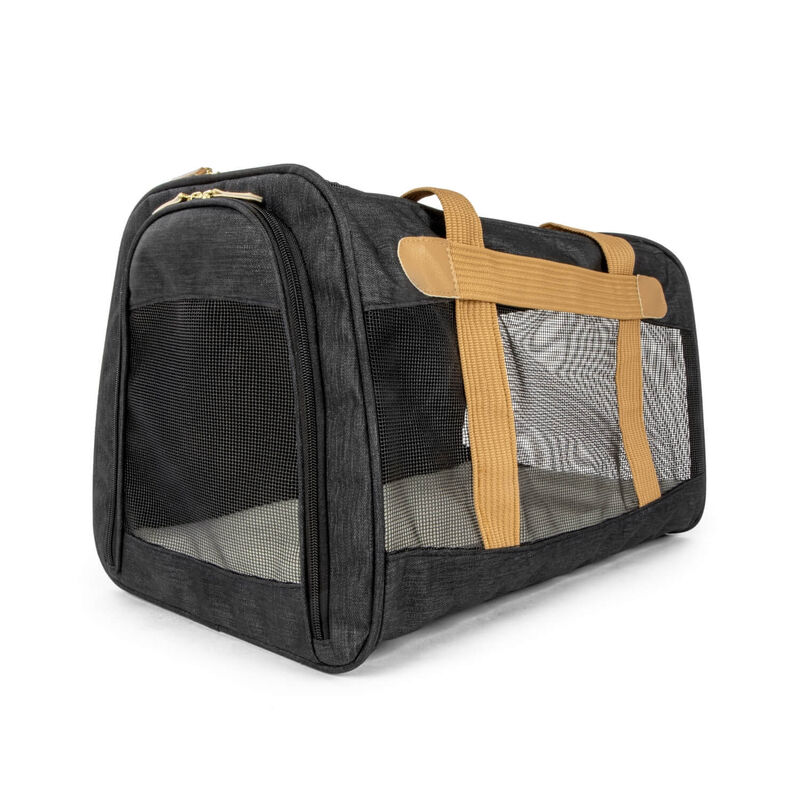 Travel Element Airline Approved Large  Black And Tan Pet Carrier image number 1