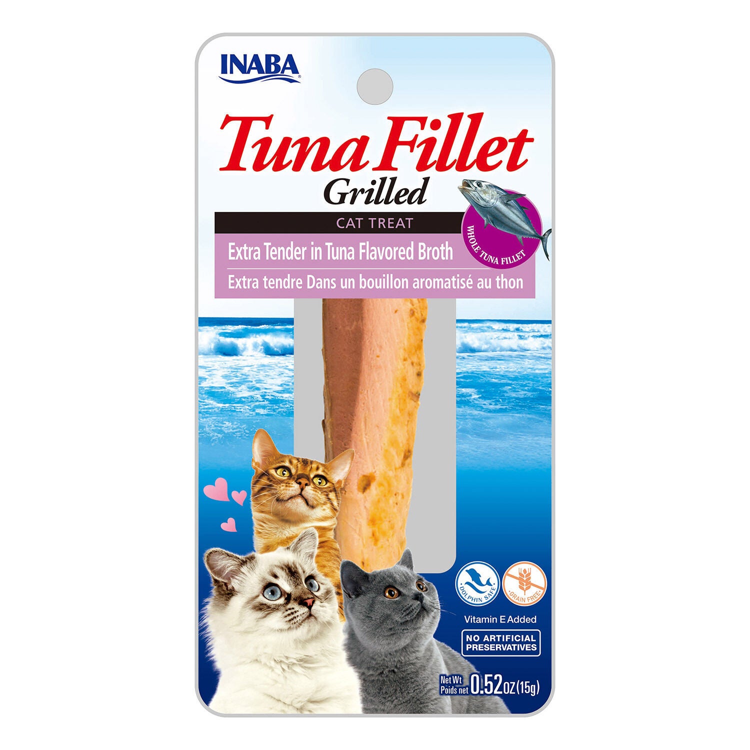 Inaba Grilled Tuna Fillet Extra Tender In Tuna Flavored Broth Cat Treat