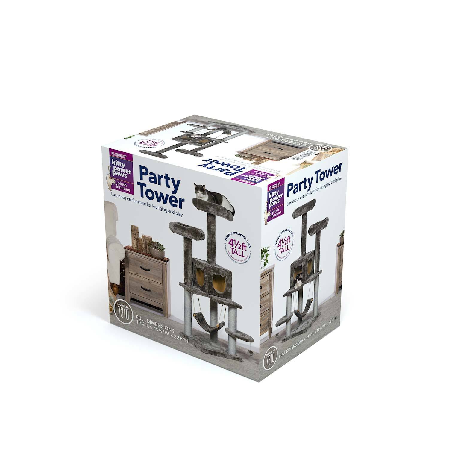 Prevue Pet Products Party Tower Cat Tree