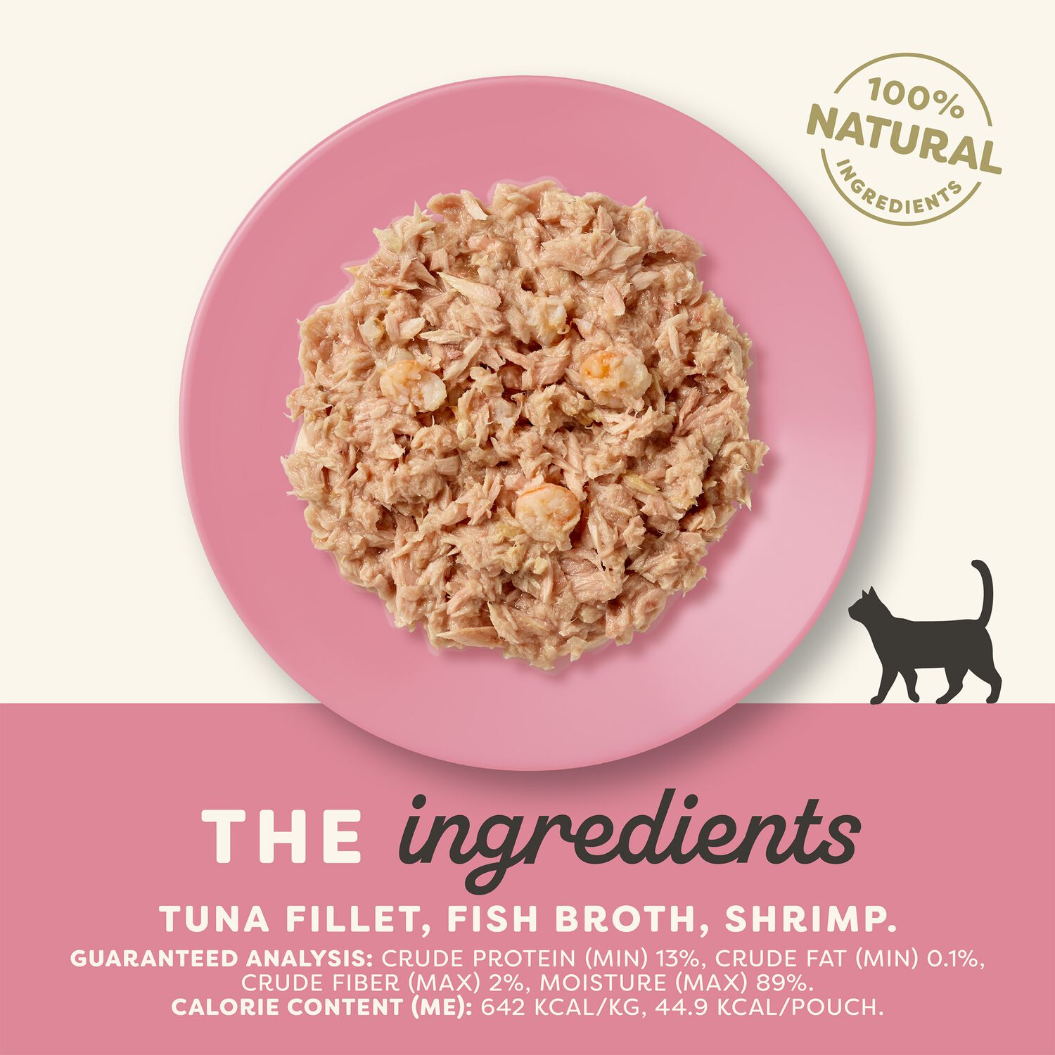 Applaws Grain-Free Natural Tuna Filet & Shrimp In Broth Wet Cat Food, 2.47-Oz