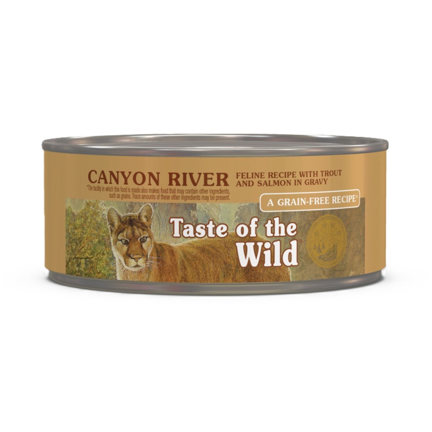 Taste Of The Wild Canyon River Wet Cat Food Feline Recipe With Trout And Salmon In Gravy