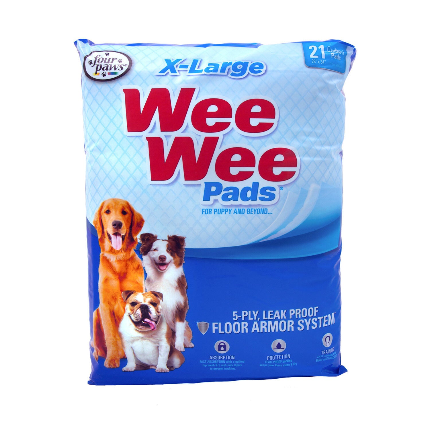 Four Paws Wee-Wee Potty Pads X-Large Pet Supermarket
