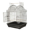 Open Top Victorian Cage Black For Birds