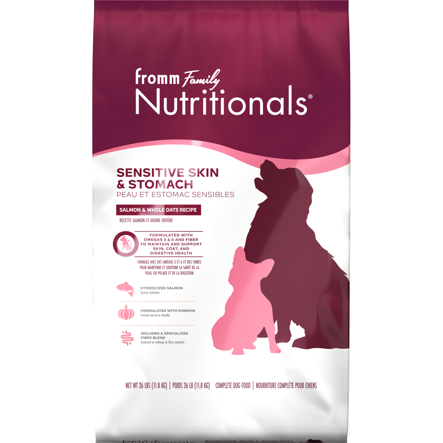Fromm Nutritionals Sensitive Skin & Stomach Salmon & Whole Oats Dry Dog Food