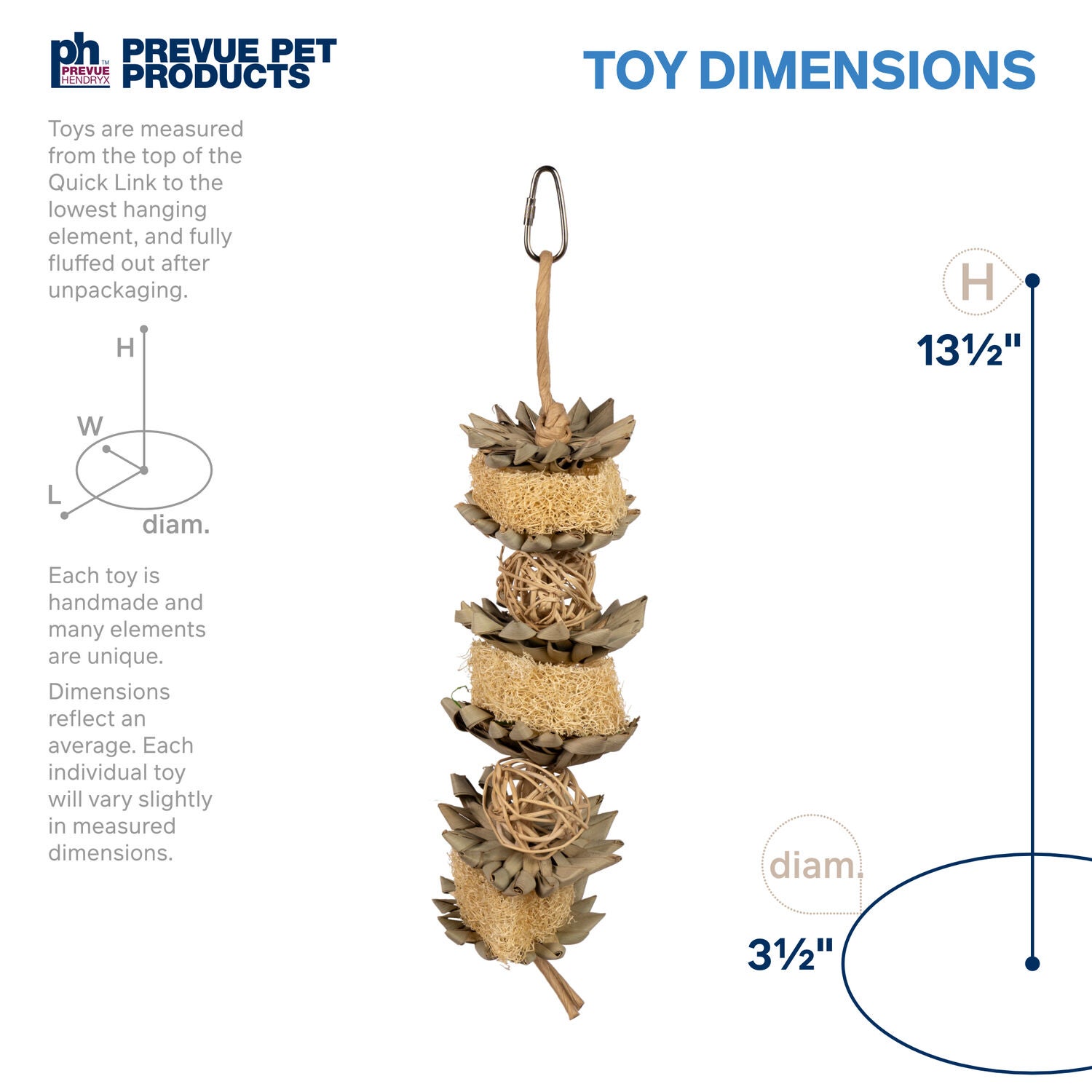 Prevue Pet Products Flowers & Cubes Stimulating Bird Toy