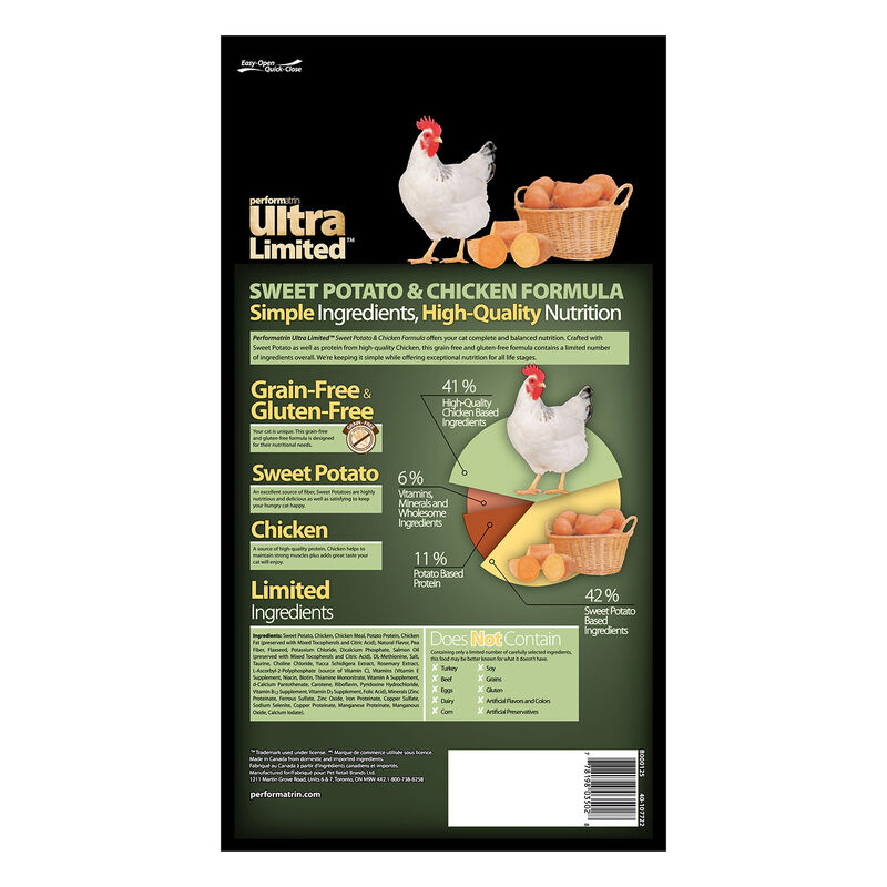 Limited Ingredient Diet Sweet Potato & Chicken Formula Cat Food image number 2