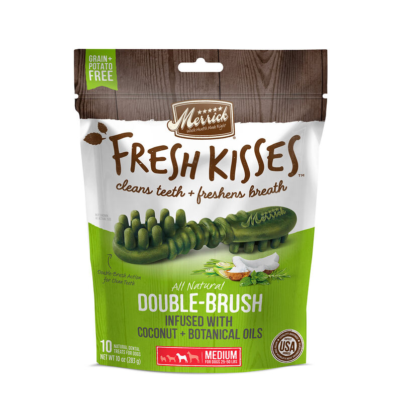 Fresh Kisses Coconut + Botanical Oils Medium Dog Treats image number 2