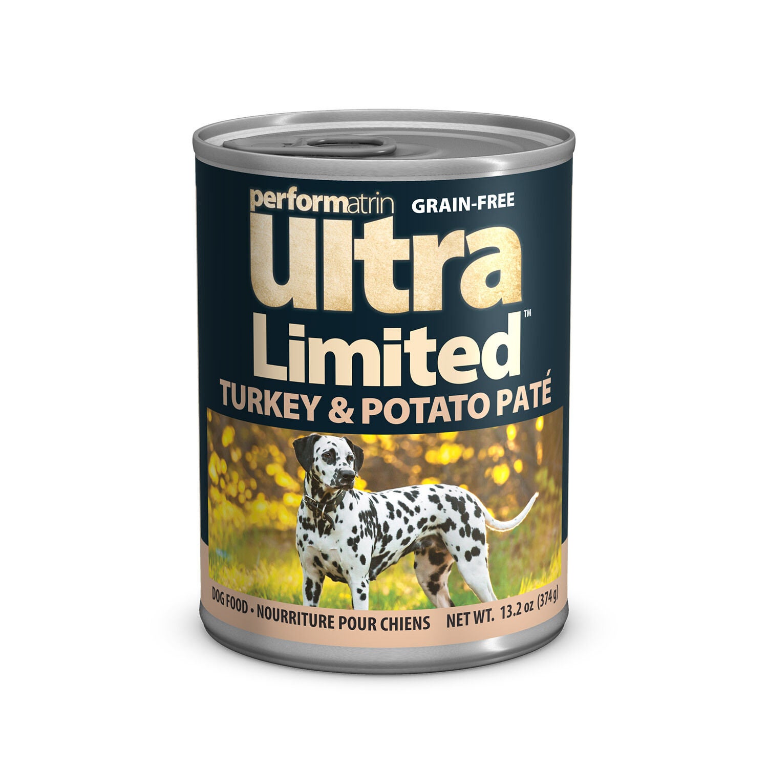 Performatrin Ultra Limited Ingredient Grain Free Turkey & Potato Pat Wet Dog Food, 13.2-Oz