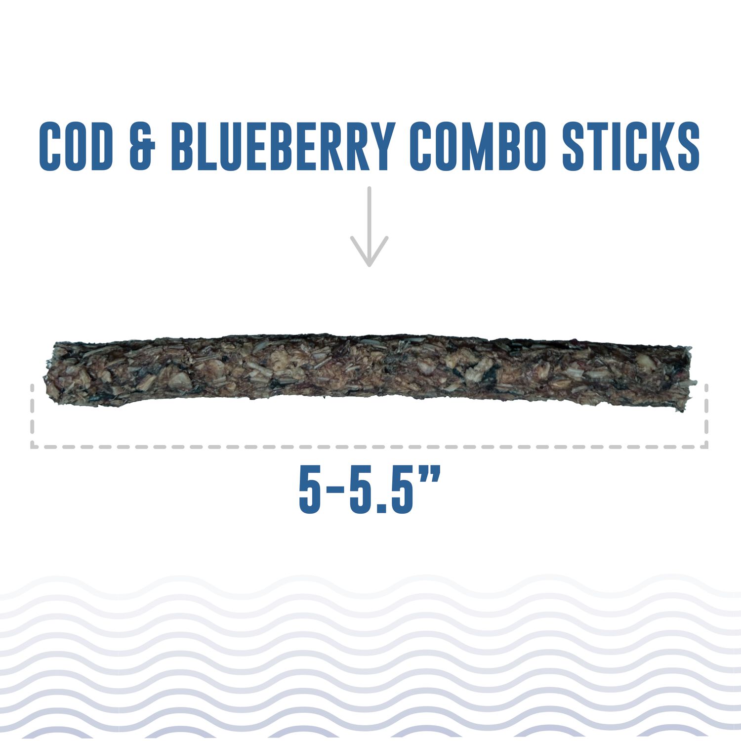 Icelandic+ Cod & Blueberry Combo Sticks Limited Ingredients Dog Treats, 2-Oz.