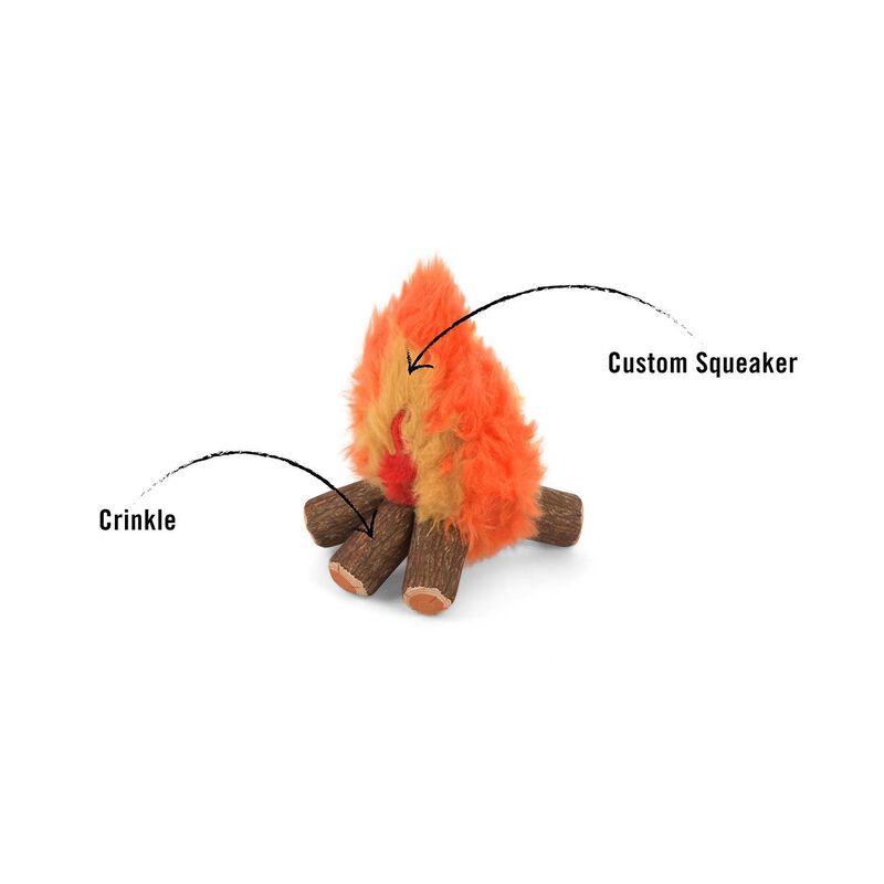 Camp Fire Plush Dog Toy image number 3