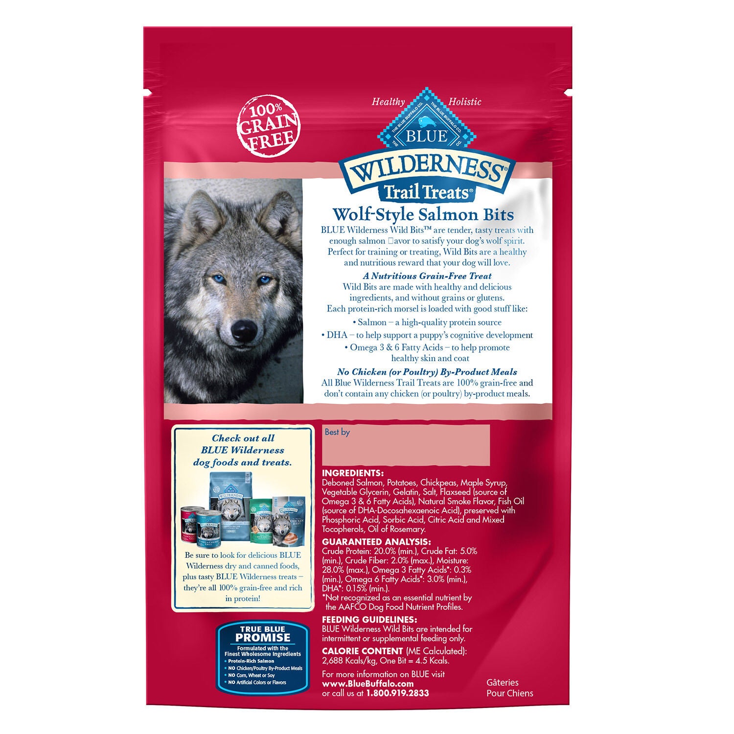 Blue Buffalo Wilderness Trail Treats Wild Bits Salmon Recipe