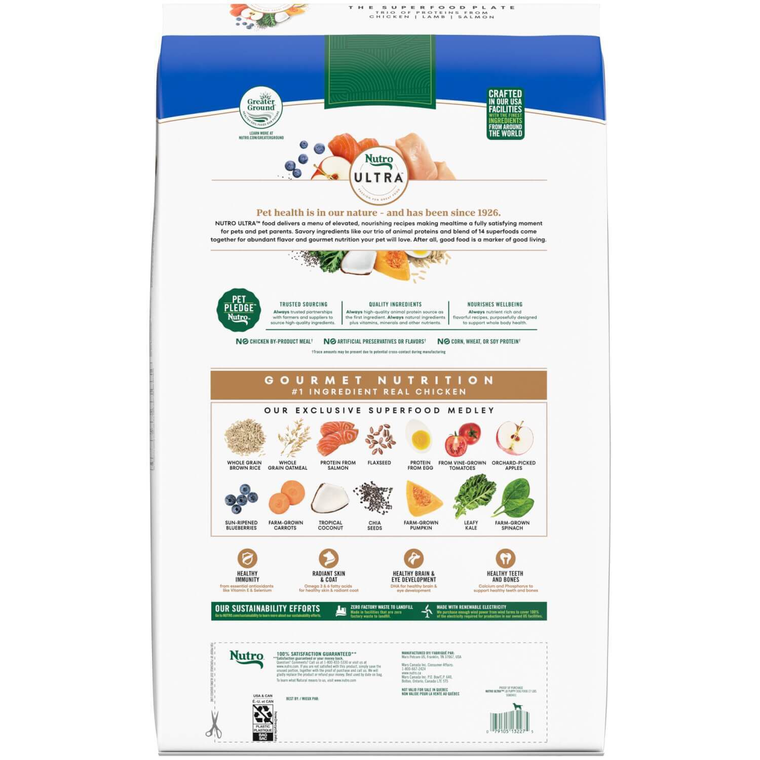 Nutro Ultra Large Breed Puppy Dry Dog Food The Superfood Plate