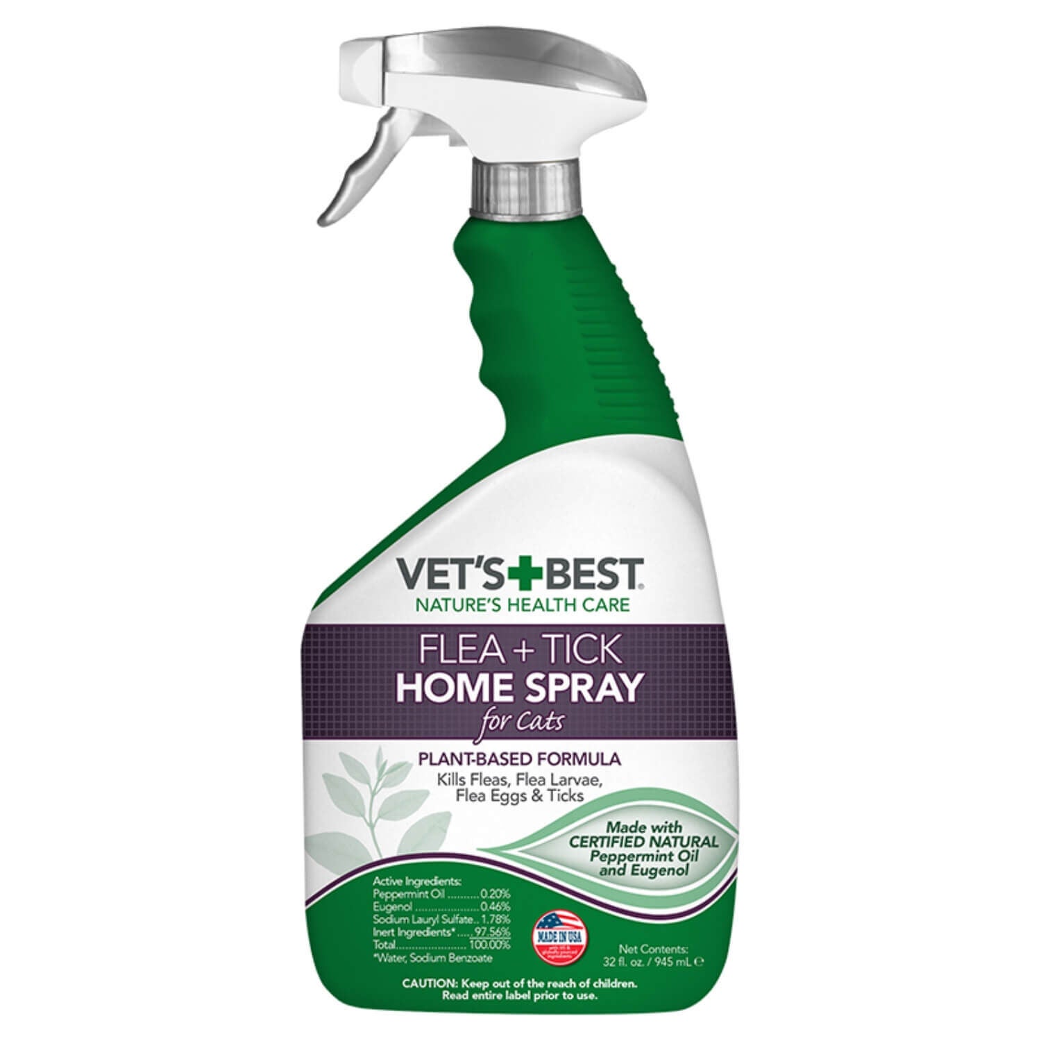 Vet S Best Flea Tick Home Spray For Cats 32oz Pet Supermarket
