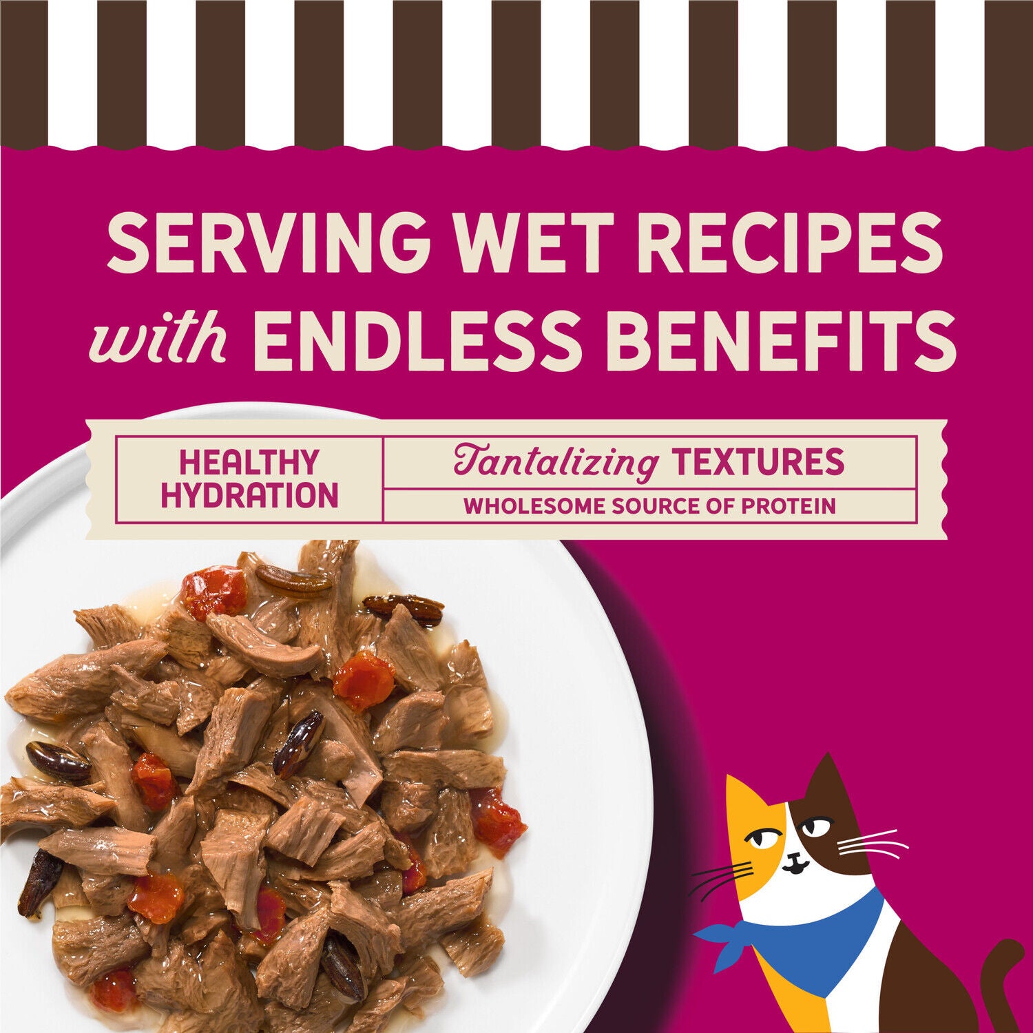 Merrick Purrfect Bistro Simmered Beef, Tomato And Wild Rice Recipe Grilled Wet Adult Cat Food In Gravy, 3 Oz. - 24 Pack