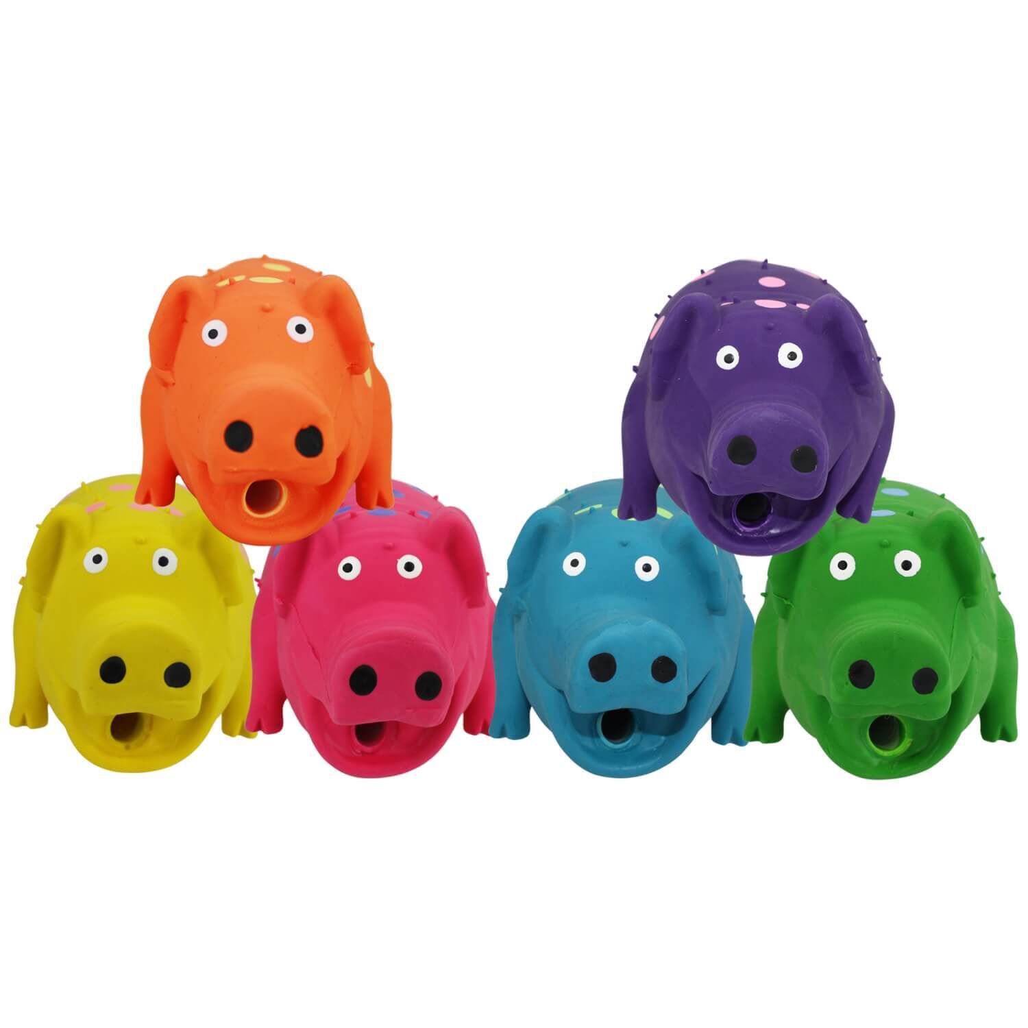 Multipet Globlet Squeaky Dog Toy, 9", Assorted, 1 Each