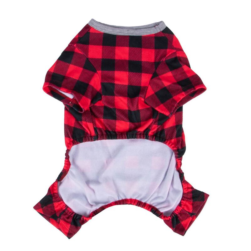 Red Teddy Bear Checkered Pajamas image number 3