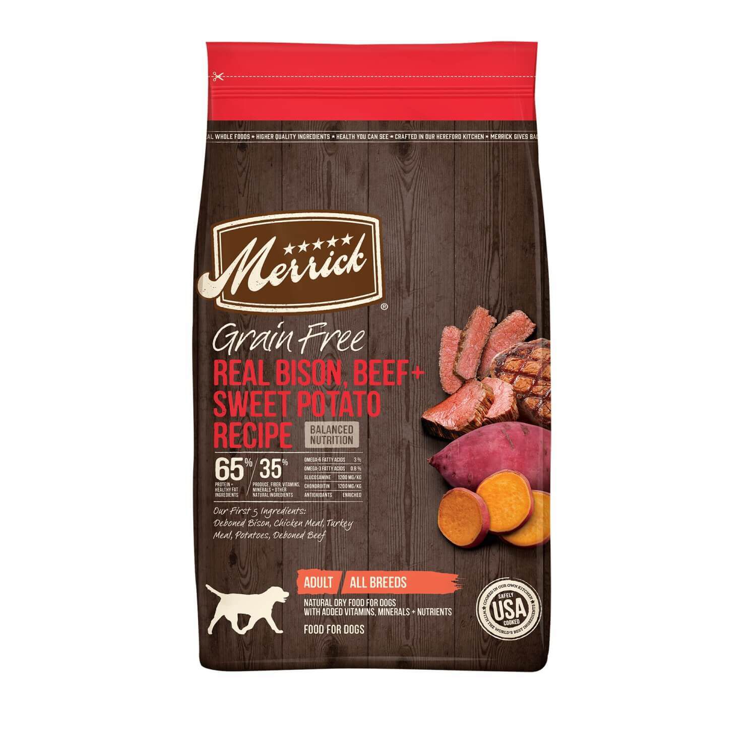 Merrick puppy new arrivals food serving size