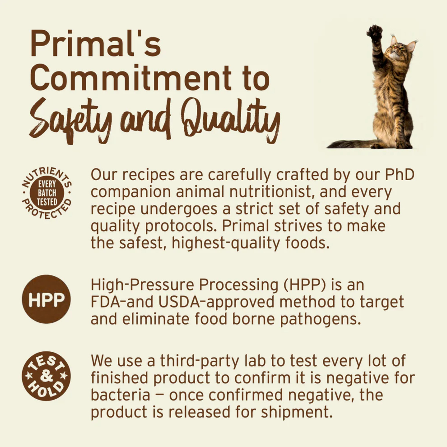 Primal Freeze Dried Raw Nuggets Cat Food, Rabbit Formula