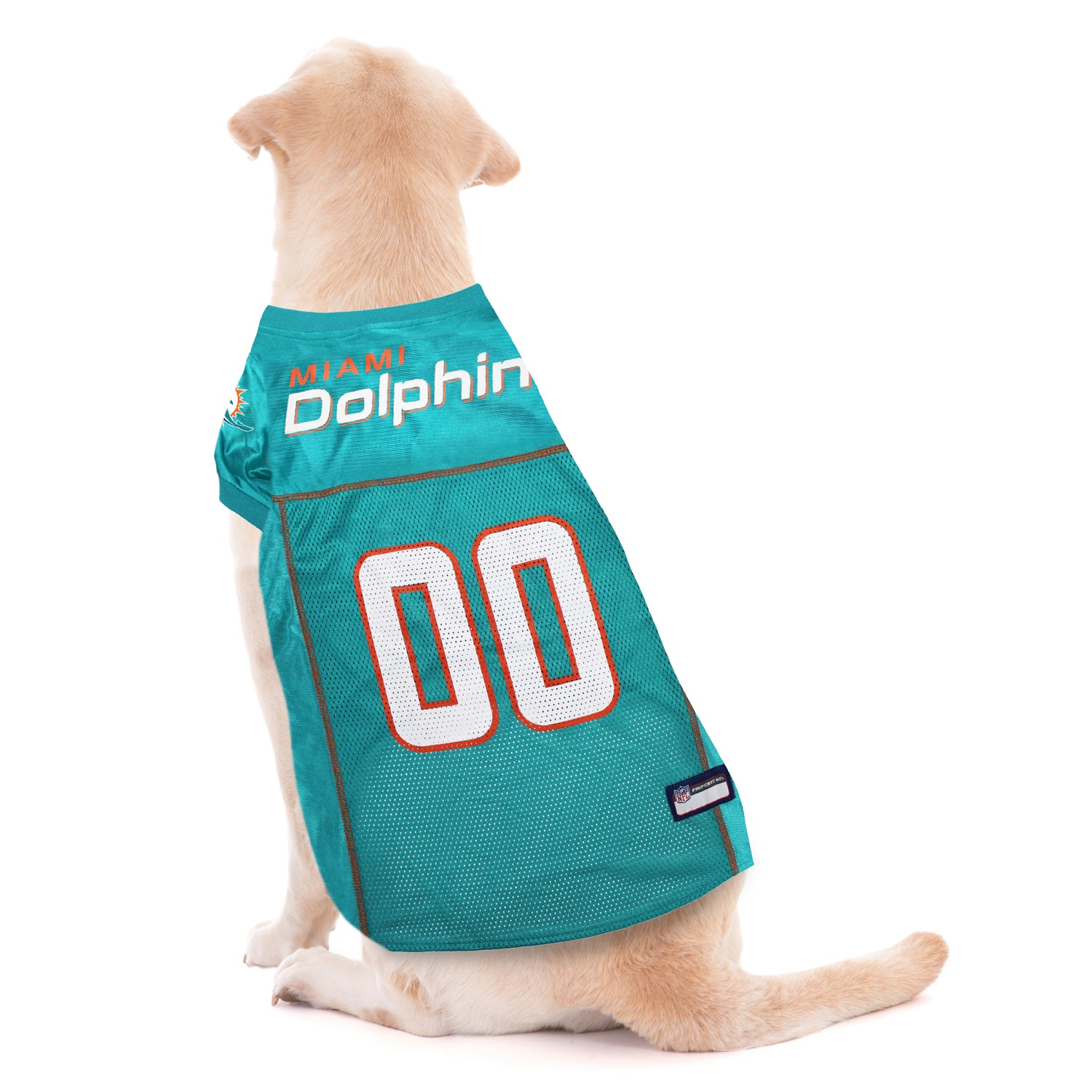 Pet First Miami Dolphins Dog Jersey, Extra Small