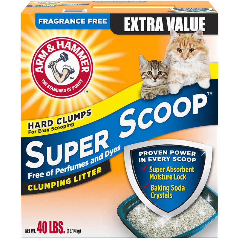 Super Scoop Fragrance Free Clumping Litter image number 1