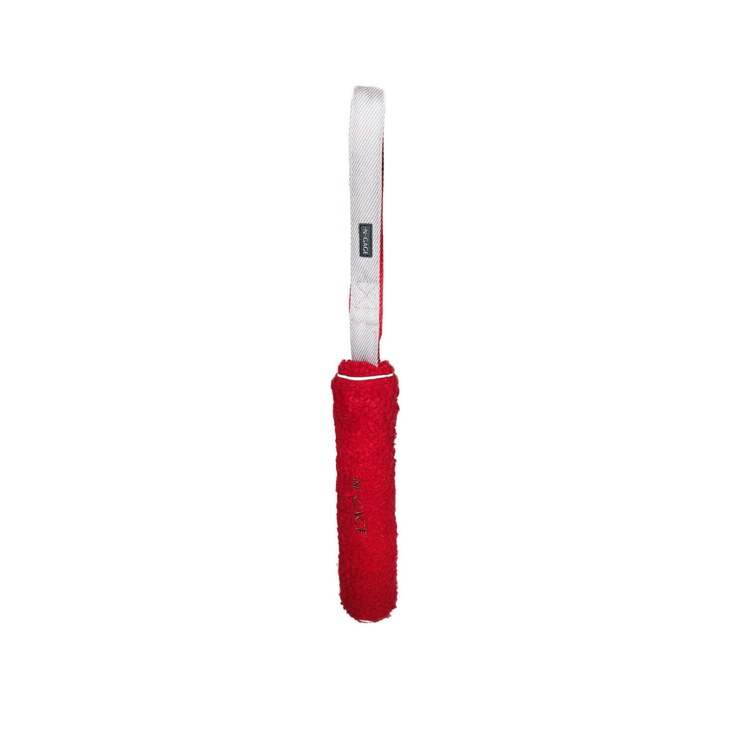 N-Gage Cozy Bumper Regular Squeaky Tug & Fetch Dog Toy - Red