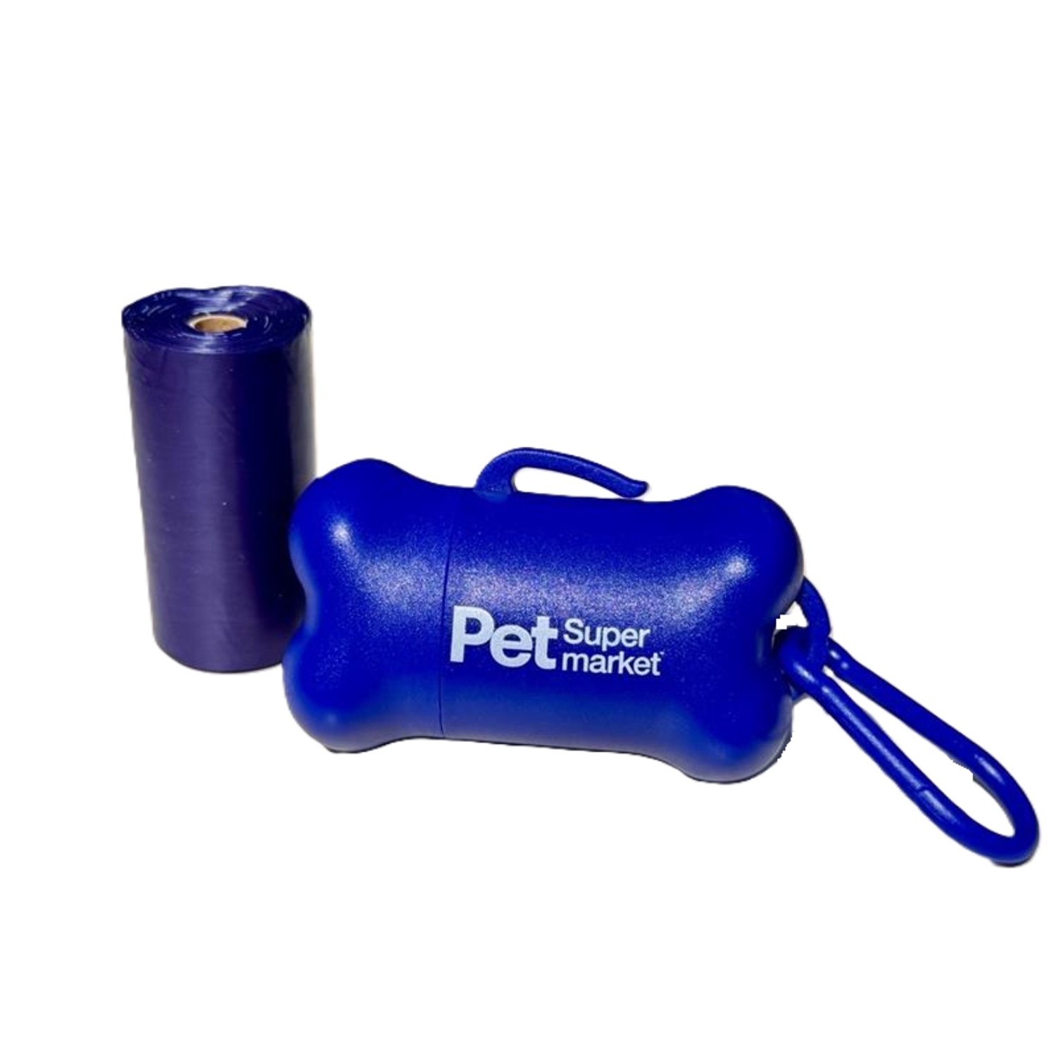 Aristopet Refillable Poop Bag Dispenser With Two Extra Thick Lavender Scented Dog Poop Bag Rolls, Blue