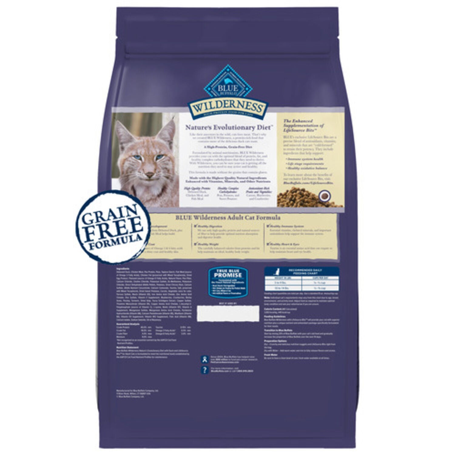 Blue Buffalo Wilderness Adult Dry Cat Food, Chicken Recipe, 6-Lb Bag