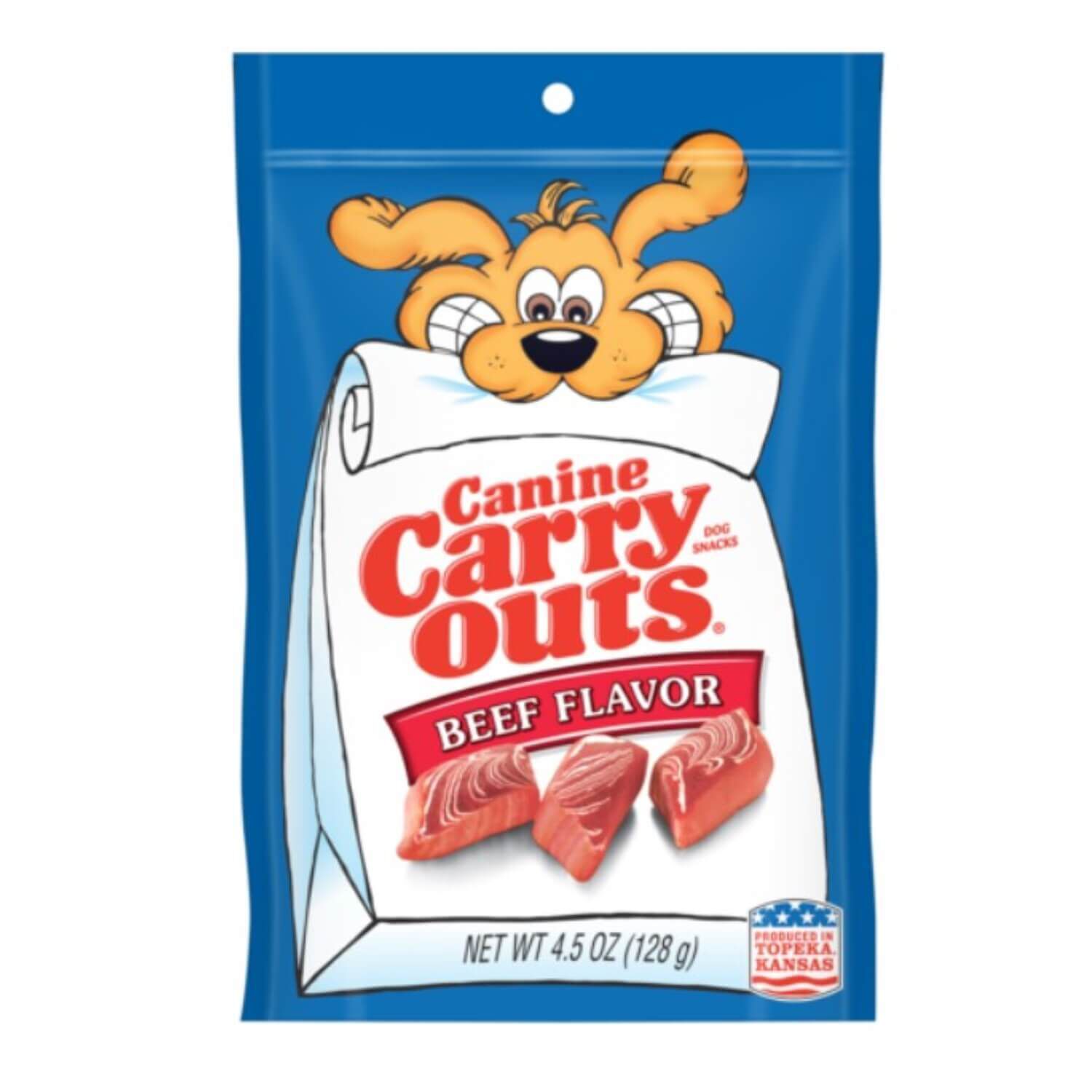 Canine Carry Outs Beef Flavored Soft & Chewy Dog Treats, 4.5-Oz Bag
