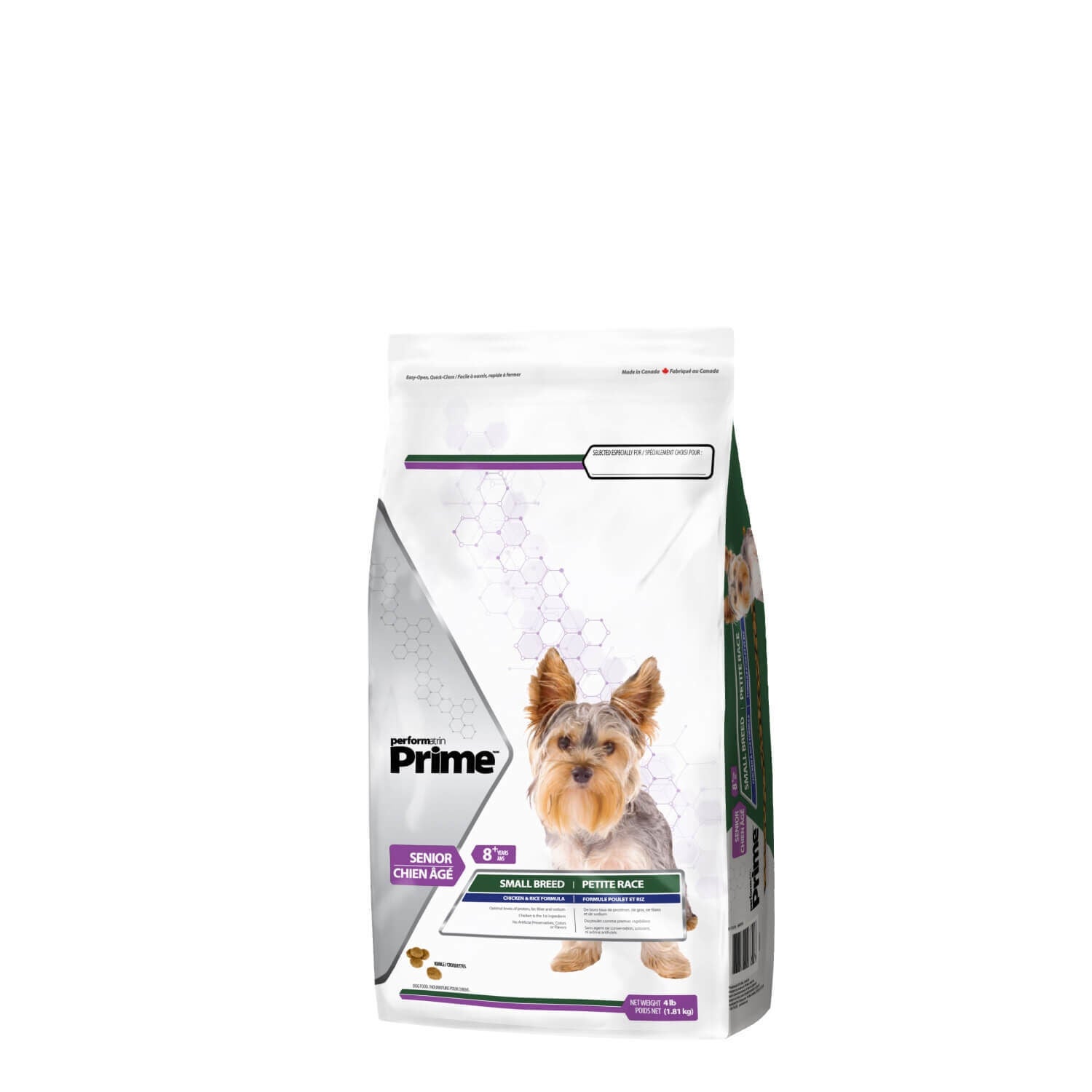 Performatrin Prime Senior Small Breed Formula Dog Food 4lb Pet Supermarket