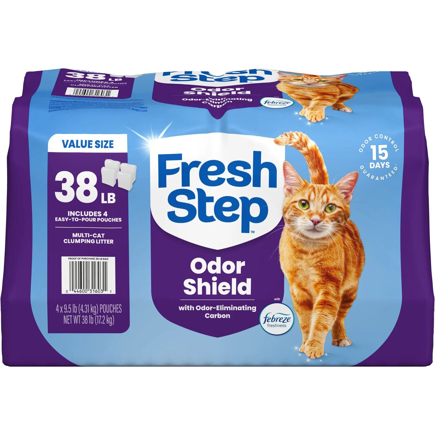 Fresh Step Odor Shield Cat Litter, 22-Lb