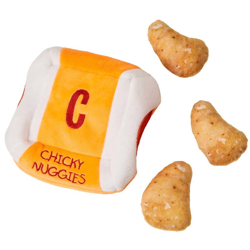 Chicken Nugget Puzzle Plush 6” Dog Toy image number 1