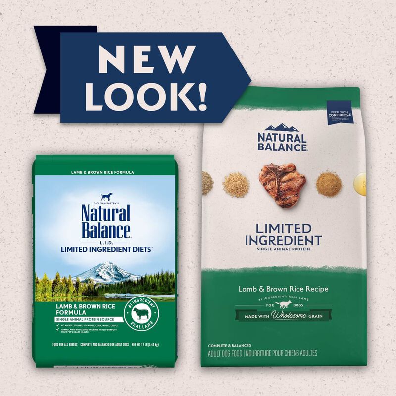 Natural Balance Limited Ingredient Wholesome Grain Lamb & Brown Rice Recipe Dry Dog Food