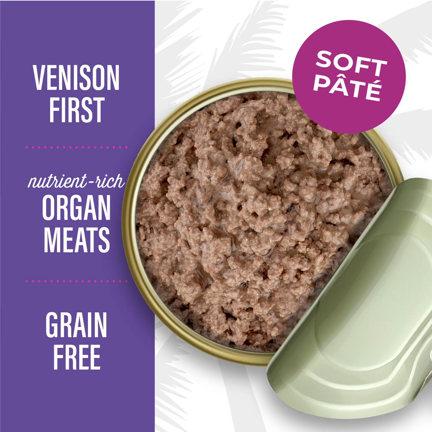 Tiki Cat After Dark Pate Wet Cat Food, Wild Venison & Beef Liver, 3-Oz. Can