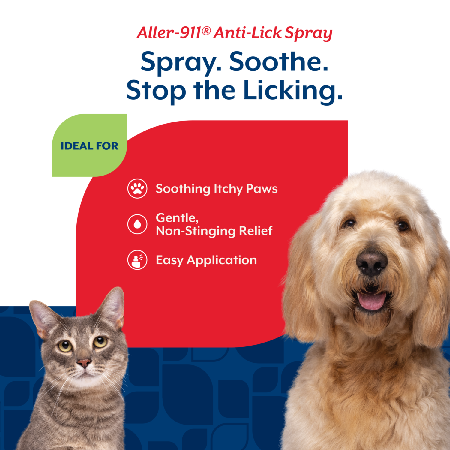 Naturvet Aller-911 Anti-Lick Topical Paw Spray For Dogs & Cats